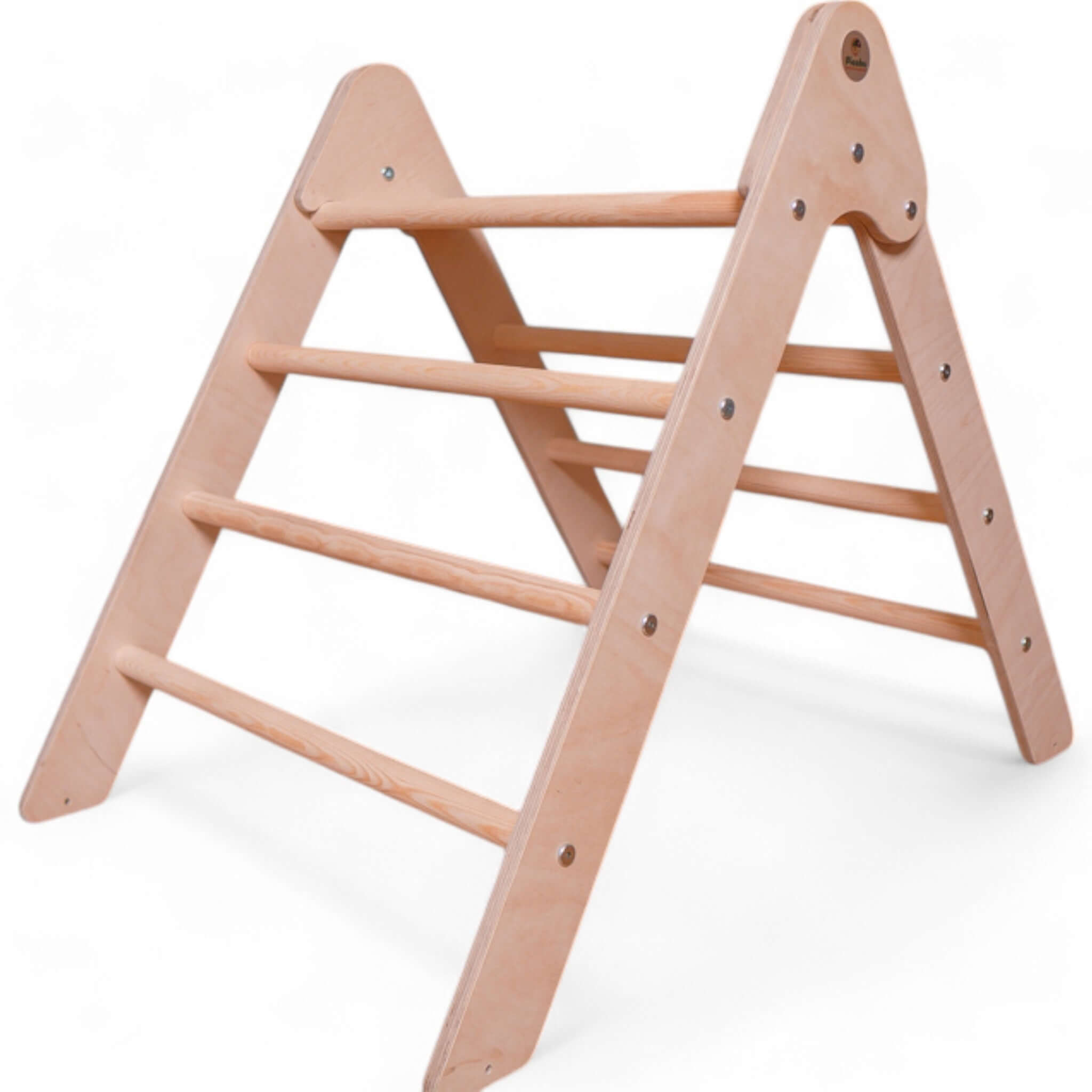Klappbares Pikler Kletterdreieck aus Holz für Kinder, Montessori Motorikspielzeug von Picabu.